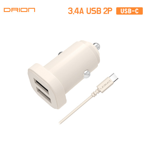 [�帮��] USB 2��Ʈ 3.4A ������ �ʼ��� ������ DR-CAR-3.4A - ��USB CŸ��