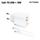 [Ƽ] GaN PPS 20W CŸ USB 2Ʈ ʰ   MON-PD20W-CU-T1 - PD C to C