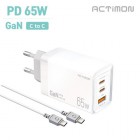 [Ƽ] PD 65W GaN  ʰ 3Ʈ   MON-PD65W-HC7-CP - PD C to C (5V 3A)