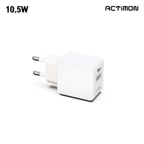 [��Ƽ��] 10.5W CŸ�� USB 2��Ʈ ������ ������� MON-10.5W-CU-T1 (���̺� ������)