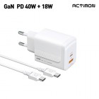[Ƽ] GaN PD 40W CŸ USB 2Ʈ ʰ   MON-PD40W-CU-T7 - PD C to C