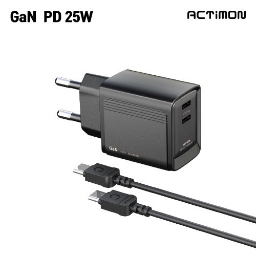 [��Ƽ��] GaN PD 25W CŸ�� 2��Ʈ �ʰ��� ������ ������ MON-PD25W-CC-T2 - PD C to C