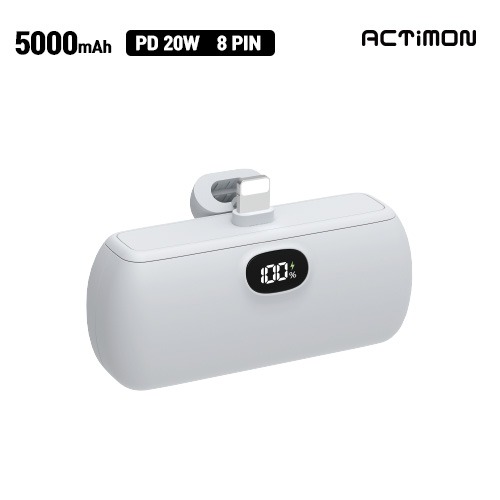 [Ƽ] PD 20W 8 ŷ ĵ LCD  ͸ M-PD20-MINI5000-8P - 5000mAh