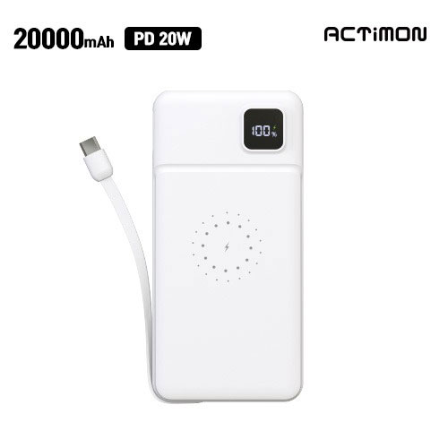 [��Ƽ��] PD 20W ���� ���� ��ü�� CŸ�� �������͸� M-PWQ-PD20000-CPIN - 20000mAh