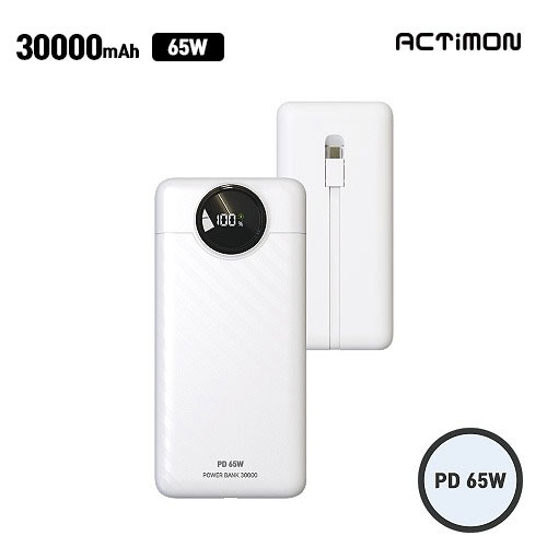 [��Ƽ��] PD 65W �ʰ��� CŸ�� LCD ��ü�� �������͸� M-PD65W-30000 - 30000mAh