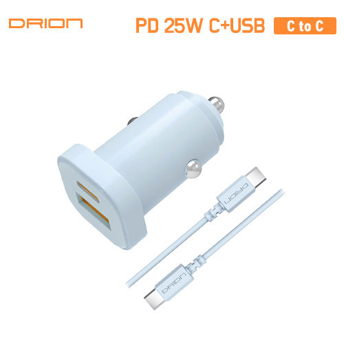 [�帮��] PPS 25W USB CŸ�� 2��Ʈ �ʰ��� ������ ������ DR-CAR-PD25W-CU - PD C to C