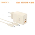 [帮] GaN PD 40W CŸ USB 2Ʈ ʰ   DR-PD40W-CU-T7 - PD C to C