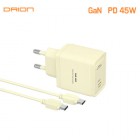 [�帮��] GaN PPS 3.0 PD 45W �ʰ��� CŸ�� 2��Ʈ ������ ������ D-PD45W-CC-T2