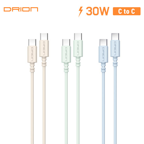 [�帮��] PD 30W �ʰ��� CtoC �÷� ������ ���̺� DR-CC-PD30W-120 (1.2M) - PD C to C