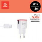 ���Ŀ� �и��� �޼� ������ ������ - ����ũ�� 5�� (DC 9V 1.67A / 5V 2A)